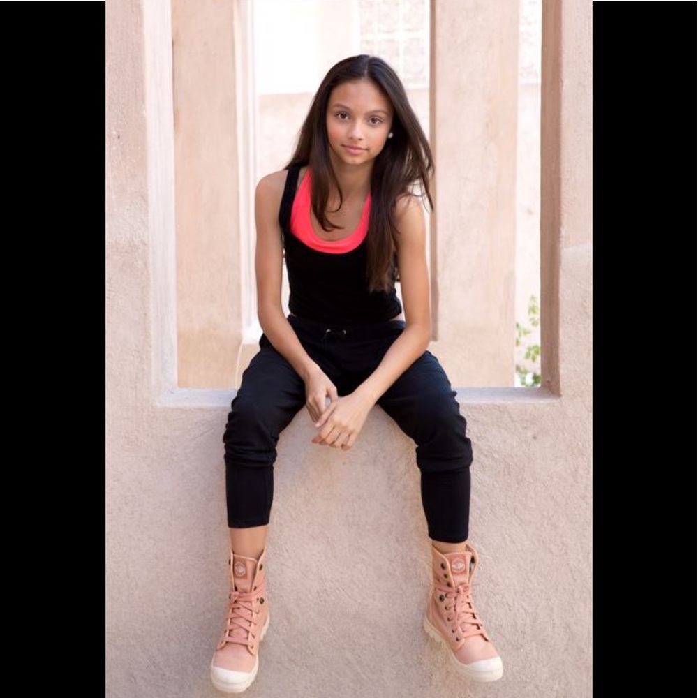 Palladium Baggy Hi-Top Sneaker Combat Boots Pink